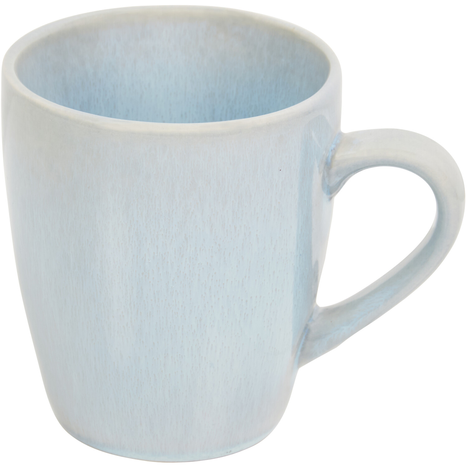 Pack of 4 Reactive Glaze Mugs - Blue Image 1