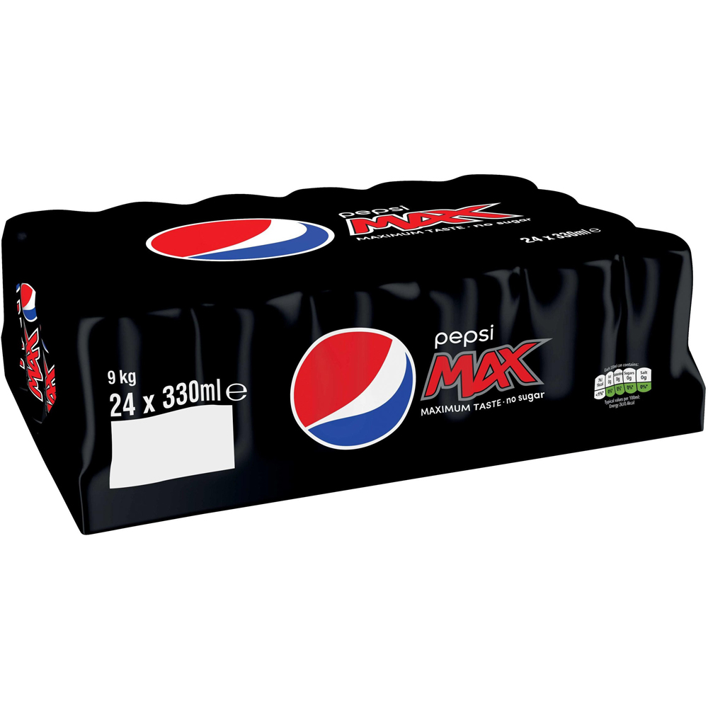 Pepsi Max 24 x 330ml Image