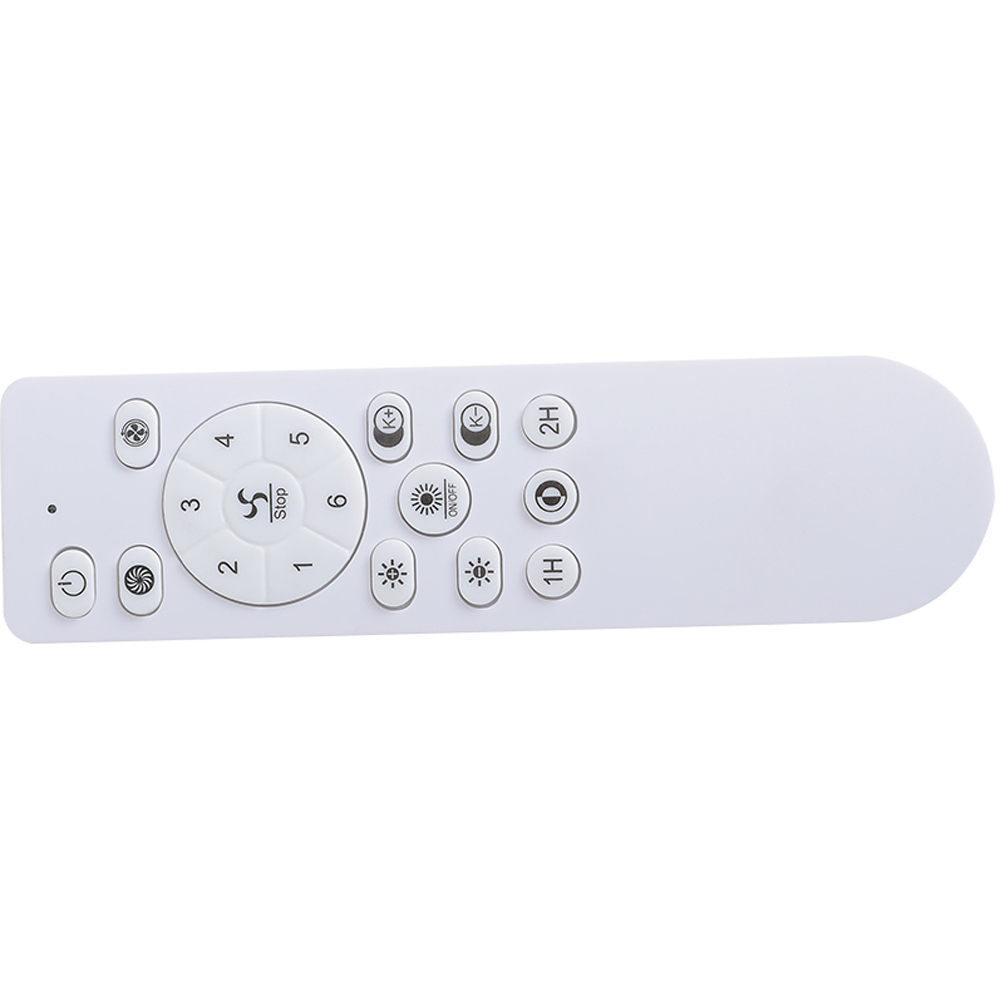 Living and Home White LED Ceiling Fan Light with Remote and App Control 49.5cm Image 3