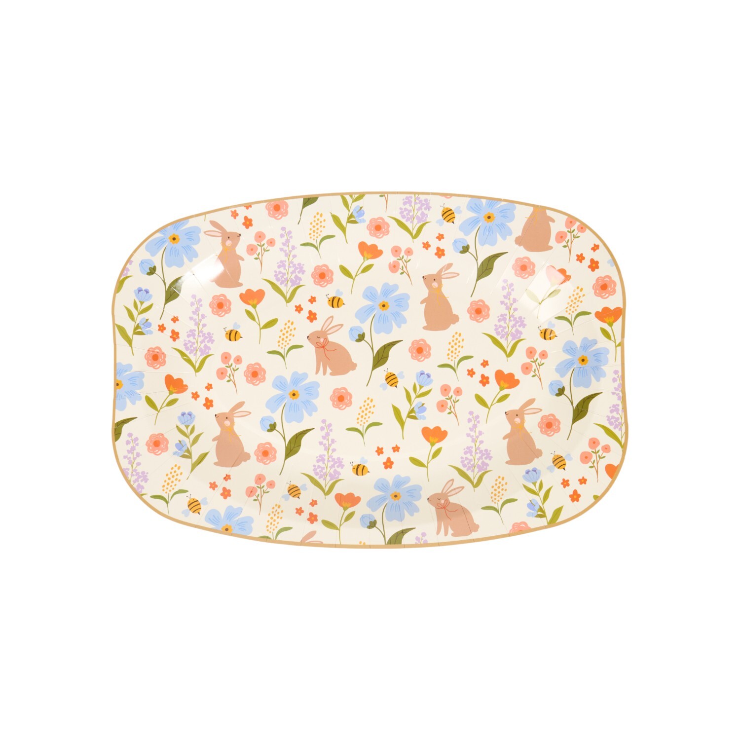 Pack of 2 Spring Bunny Serving Platters Image 2
