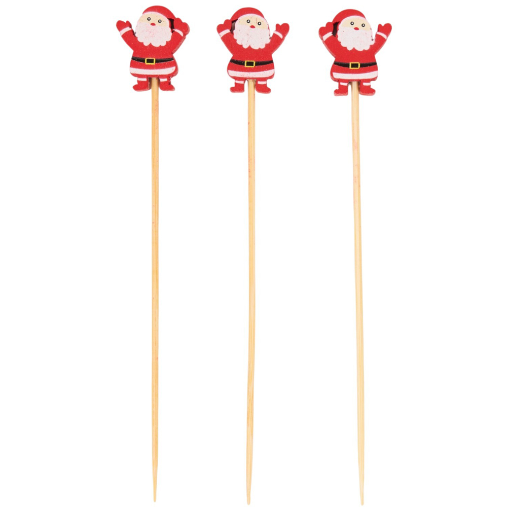 Pack 100 Christmas Cocktail Sticks Image 7