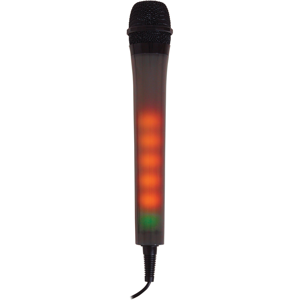Mr Entertainer Black Dynamic Vocal Microphone with LED Lights Image 3
