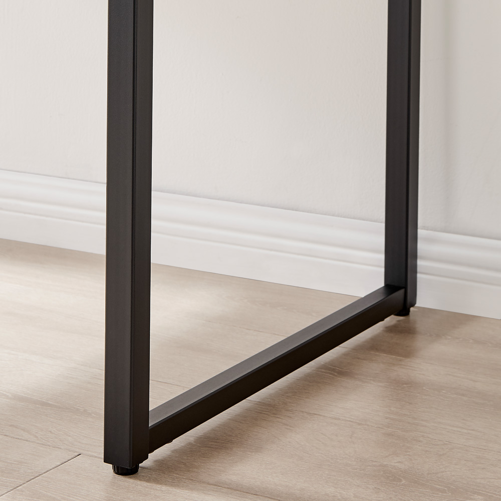 Furniturebox Cedric Desk Oak and Black Image 4