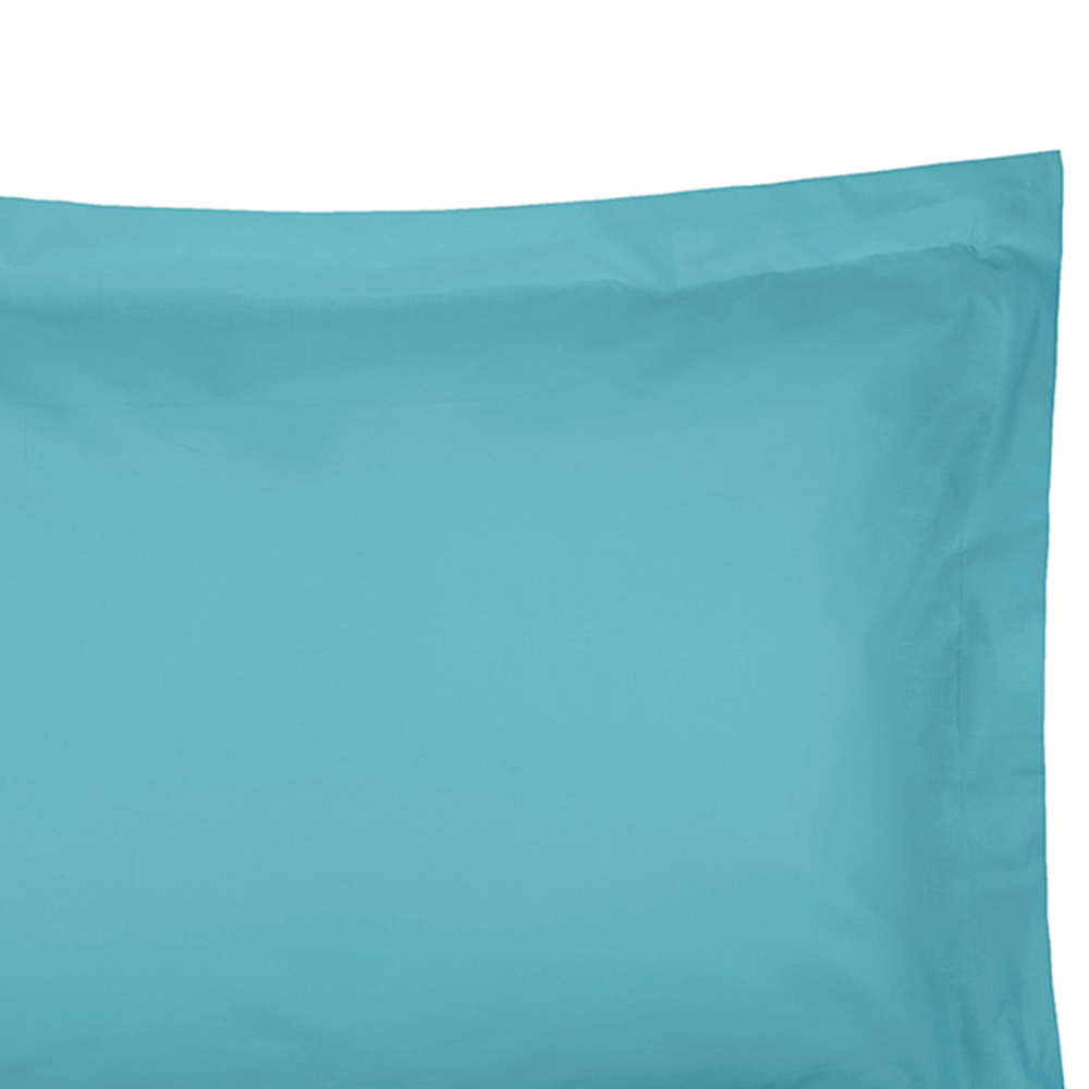 Serene Oxford Teal Pillowcase Image 2