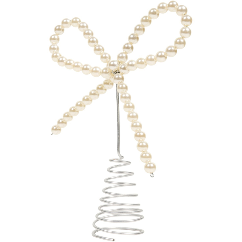 Pearly Bow Tree Topper Image 4