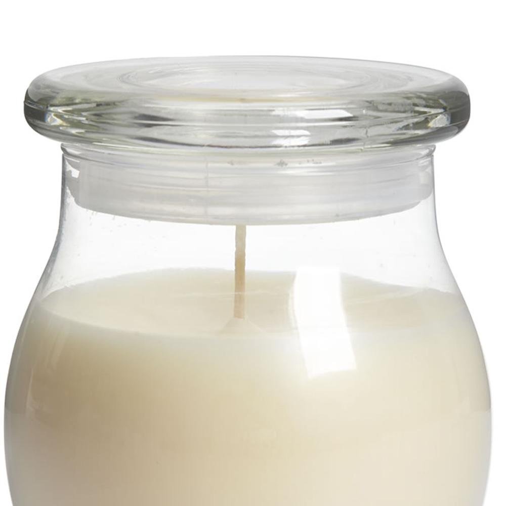 Wilko Vanilla Pod Glass Candle Jar Image 2