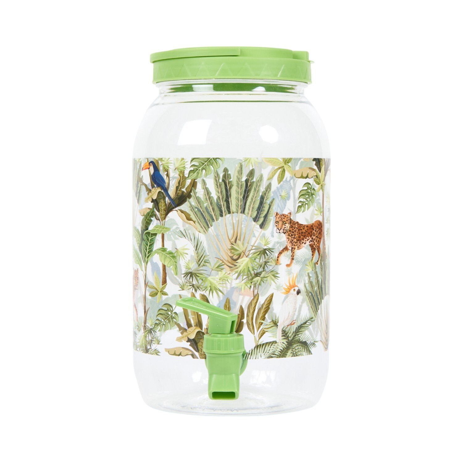 Eden Print 3.8L Drinks Dispenser Green Image 1