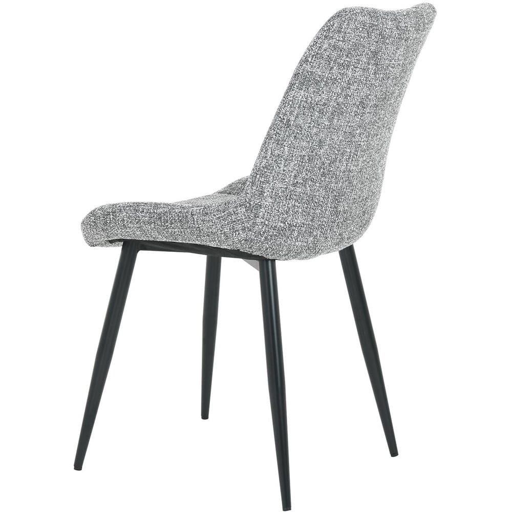 Marcellini Set of 2 Grey and Black Dining Chair Image 5