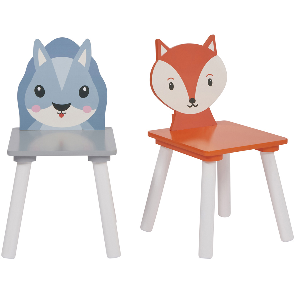 Liberty House Toys Kids Fox and Squirrel Table and Chairs Image 4