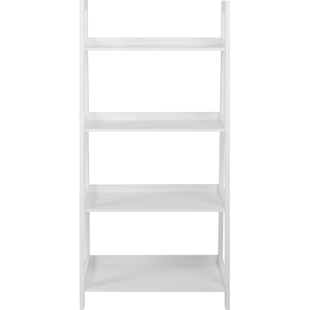 Florence Wally 4 Shelf White Bookcase Image 3