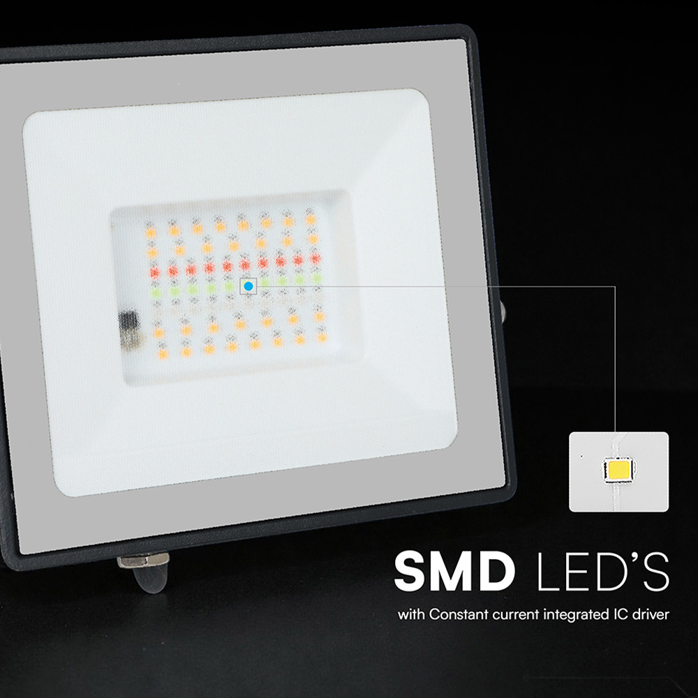 V-TAC 30W RBG and White LED Colour Changing Floodlight Image 6