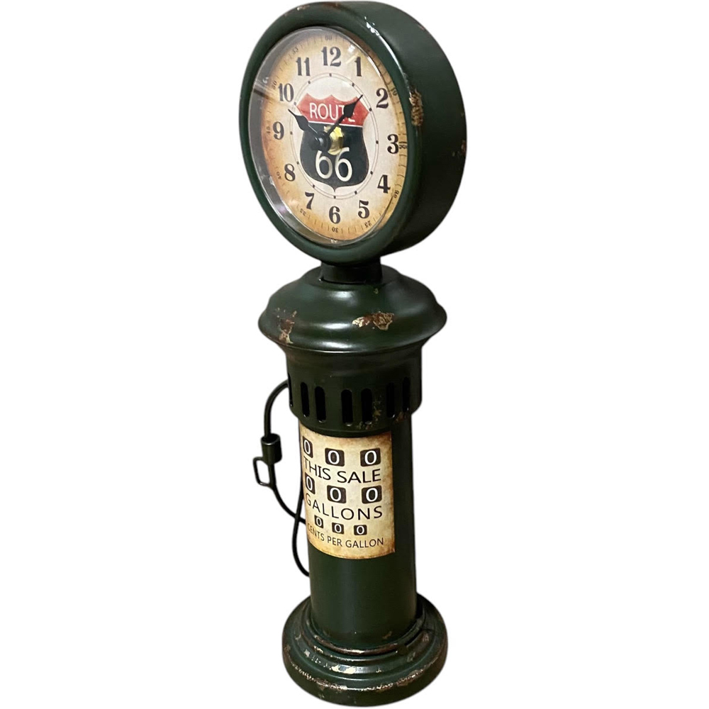 Acacia Home Black Table Clock Image 1
