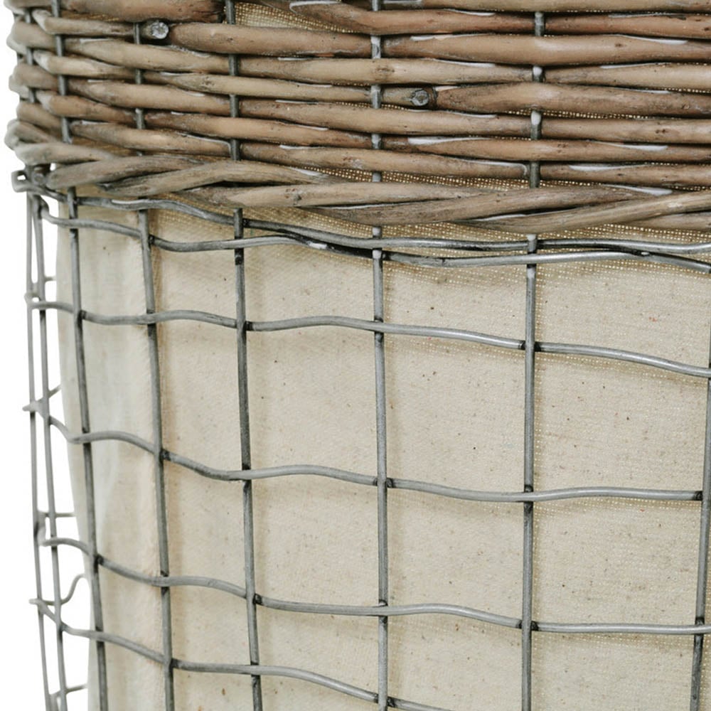 Premier Housewares Lida Round Laundry Baskets 3 Pack Image 5