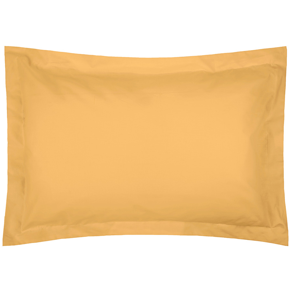 Serene Oxford Saffron Pillowcase Image 1