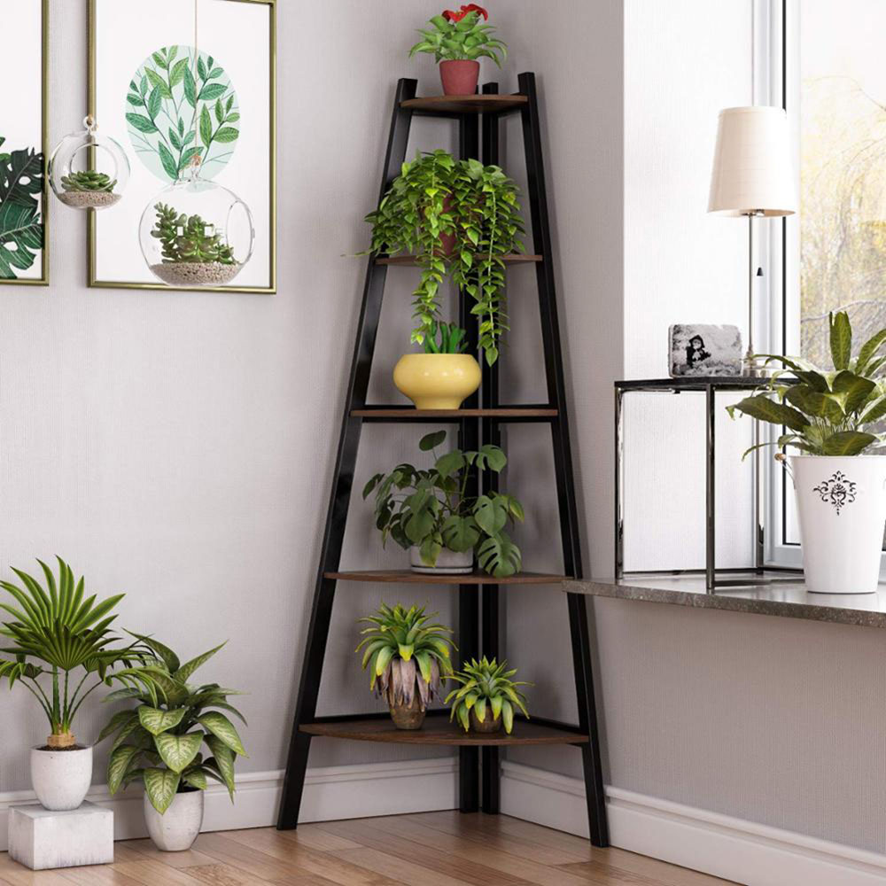 Living and Home Multi Tiered Natural Plant Stand 70 x 160.5cm Image 7