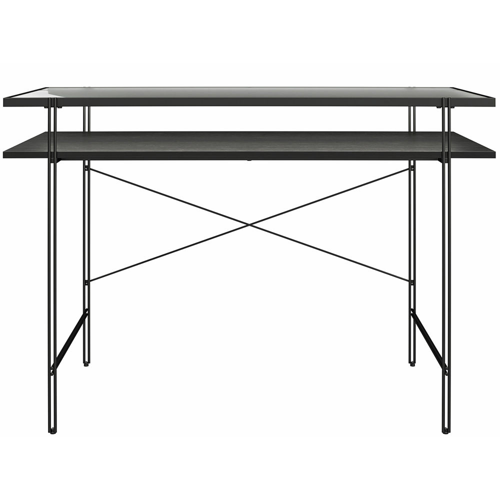 Dorel Wainwright Black Oak Desk Image 3