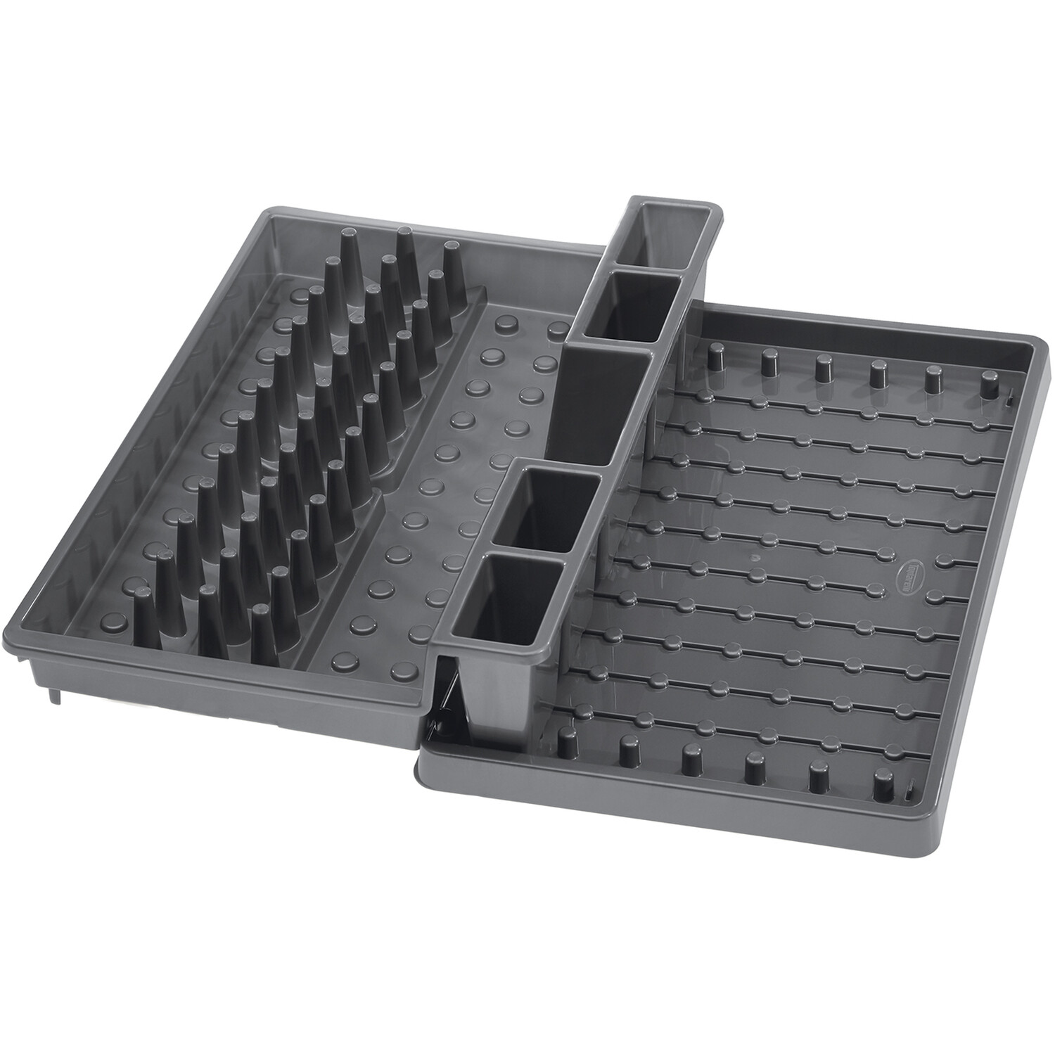 Moda Dish Drainer and Tray Platinum - Grey Image 1