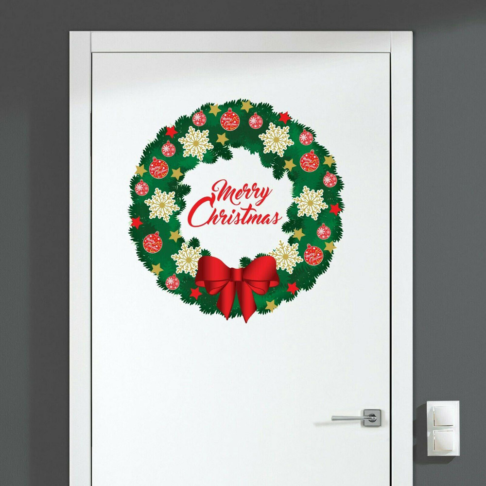 Walplus Christmas Garland Self Adhesive Wall Sticker Image 2