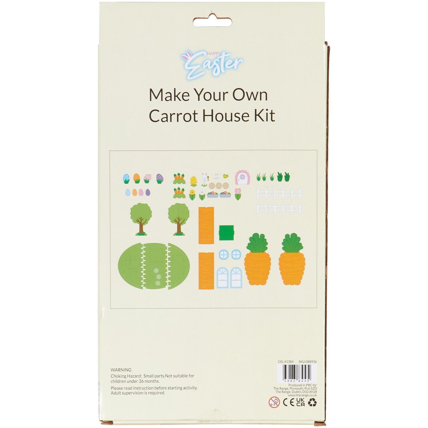 Easter Make Your Own Carrot House Kit Image 4