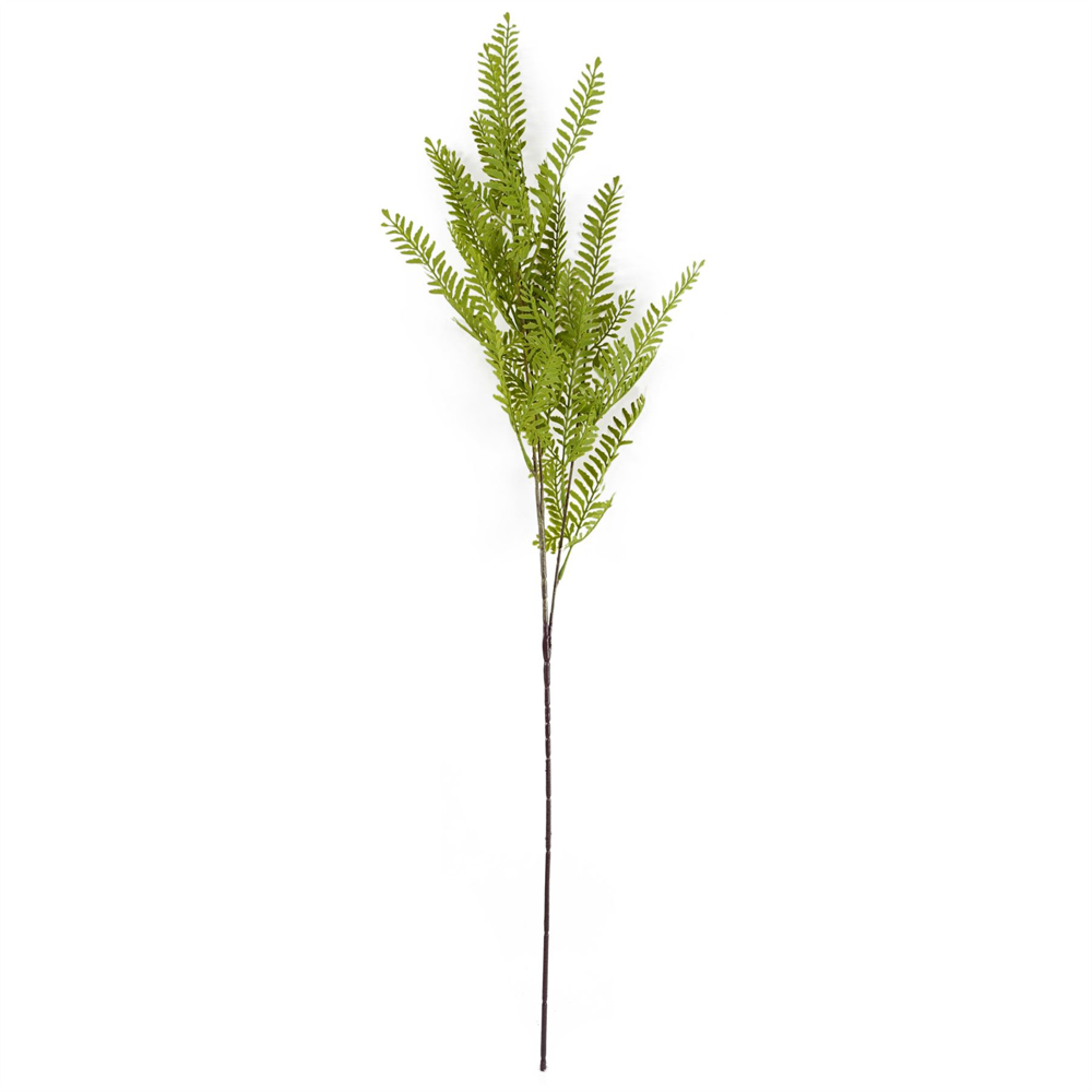 Leaf Mixed Wild Orchid and Ferns Artificial Flower Bundle with Vase 65cm 11 Pack Image 2