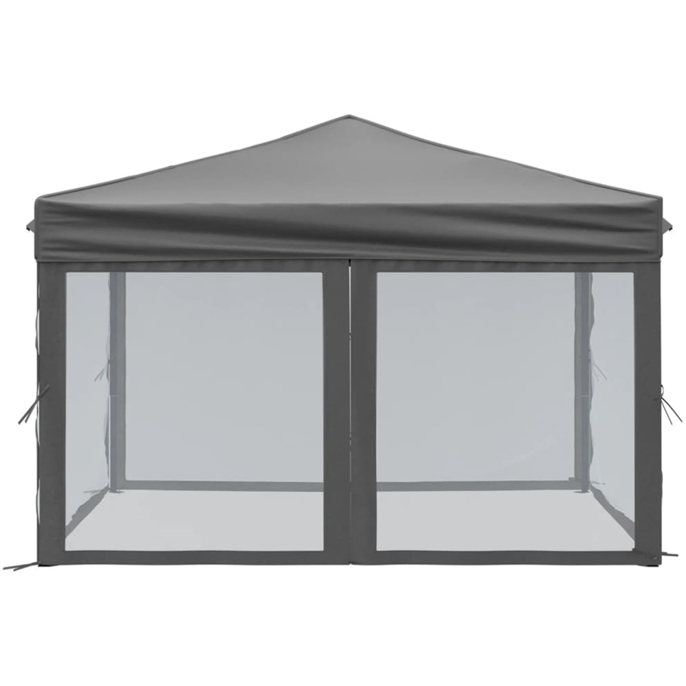vidaXL 3 x 3m Anthracite Party Tent with Sidewalls Image 4