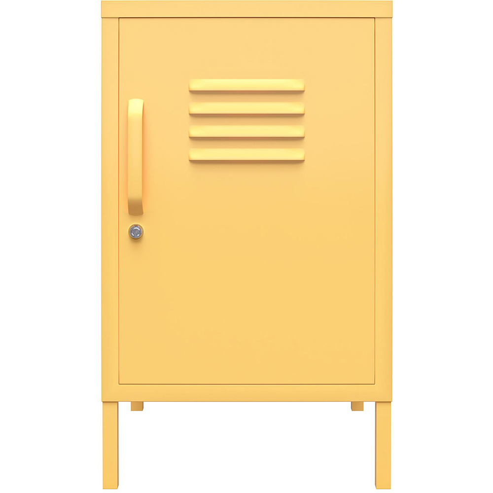 Novogratz Cache Yellow Metal Locker End Table Image 3