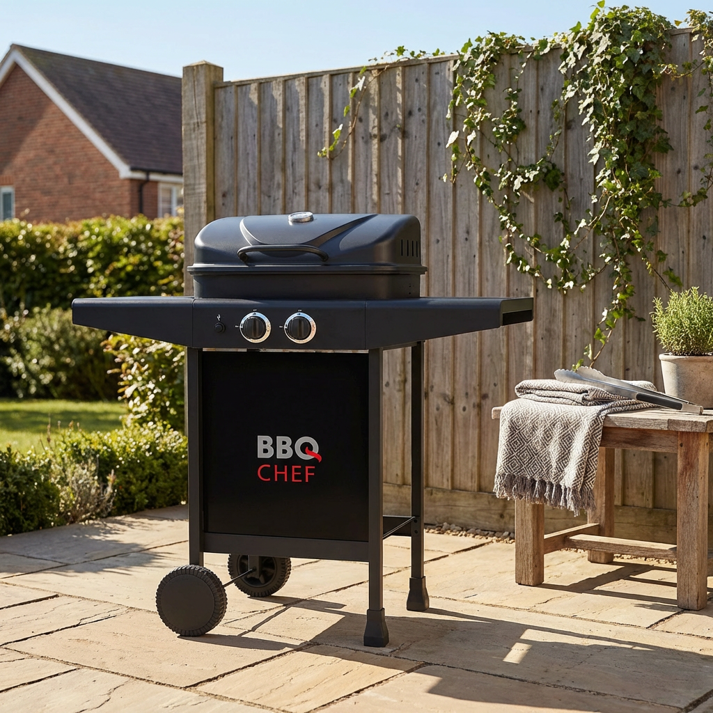 Charleston Black 2 Burner Gas BBQ Image 7