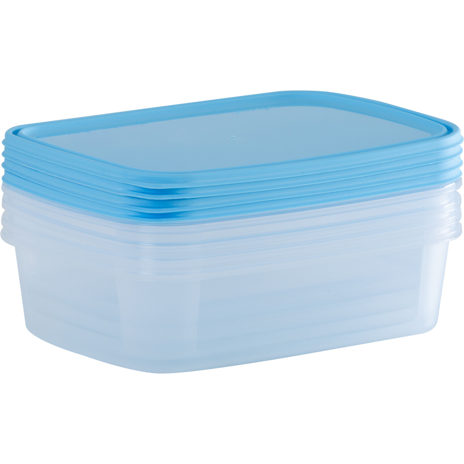 Pack of 4 Wham Food Boxes Blue Image 1