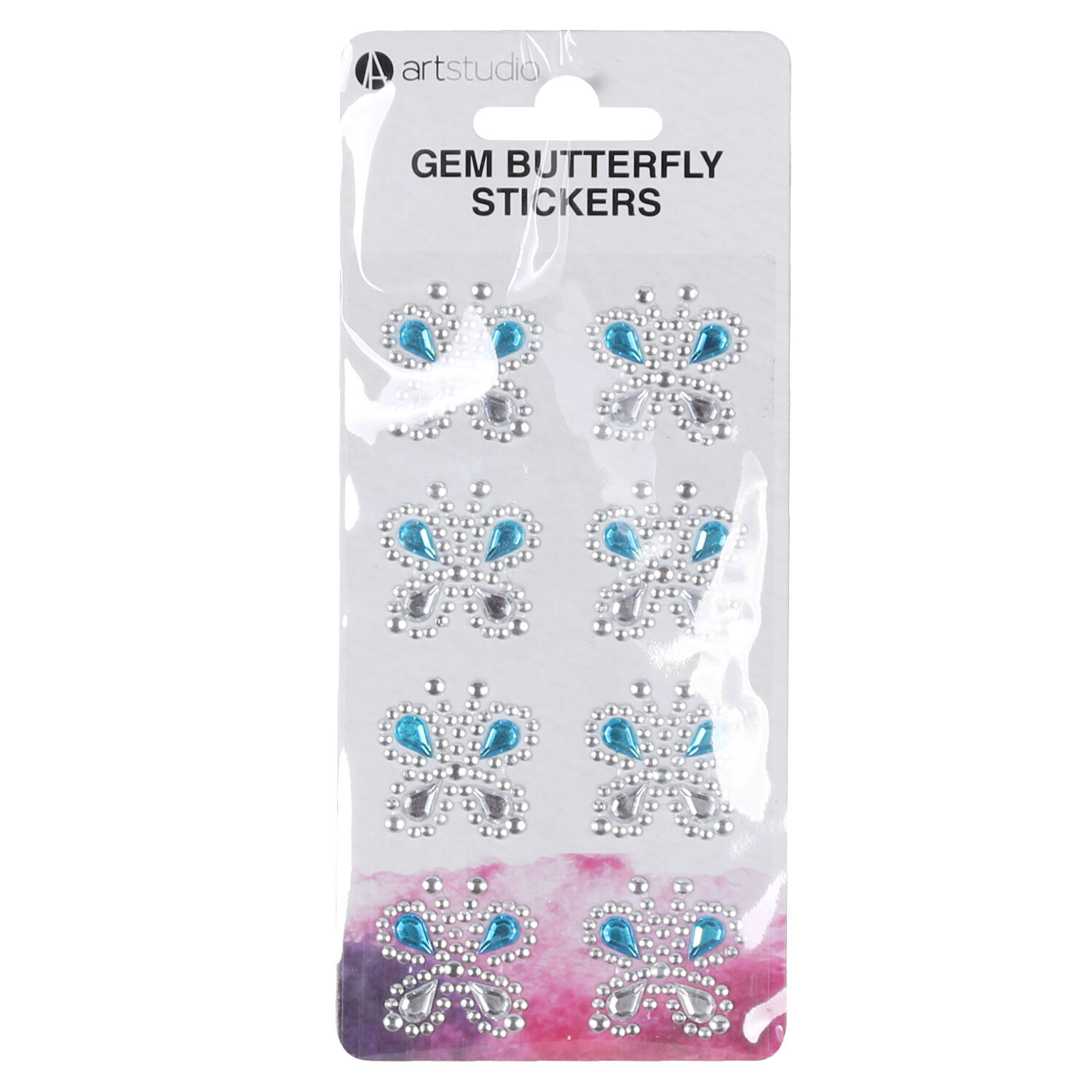 Art Studio Gem Butterfly Stickers Image 2