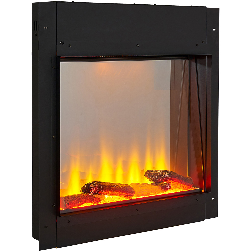 Adam Sahara Fully Inset Media Wall Electric Fireplace 24 inch Image 1