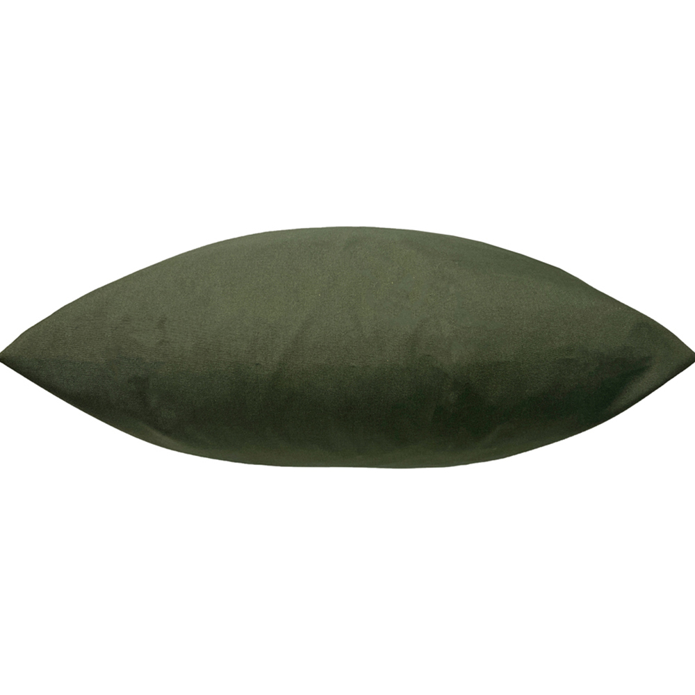 furn. Plain Olive Outdoor Cushion Large Image 2