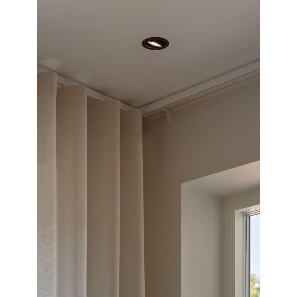 Nordlux Monolo Single Kit 450 Lumens Black LED Downlight Image 2