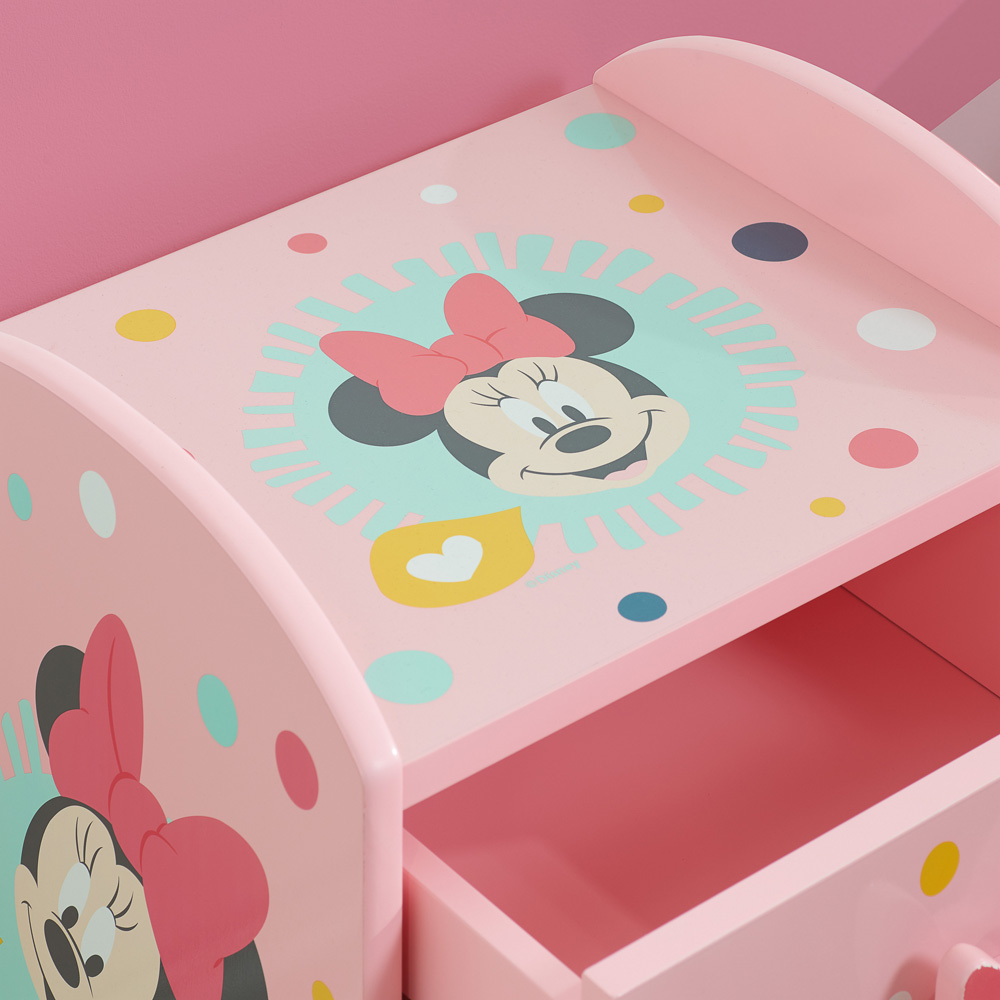 Disney Minnie Mouse Bedside Table Image 2