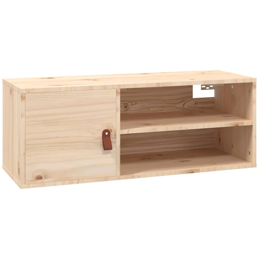 vidaXL Single Door 2 Shelf Natural Wall Cabinet 2 Pack Image 3