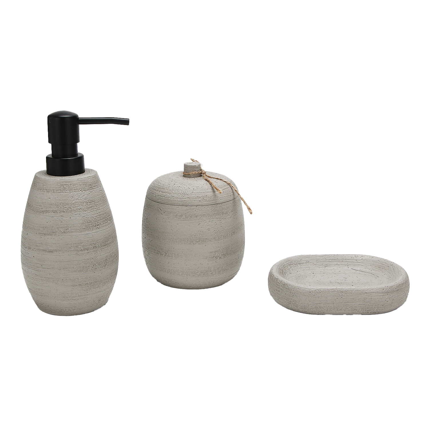 Oslo Soap Dispenser - Grey Image 4
