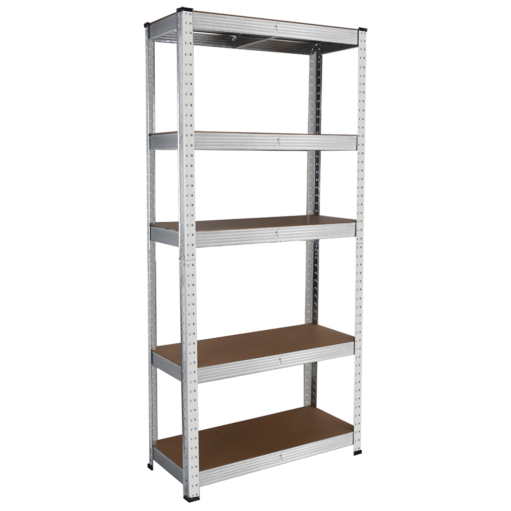 House of Home 5-Tier Silver Heavy Duty Shelf Image 1