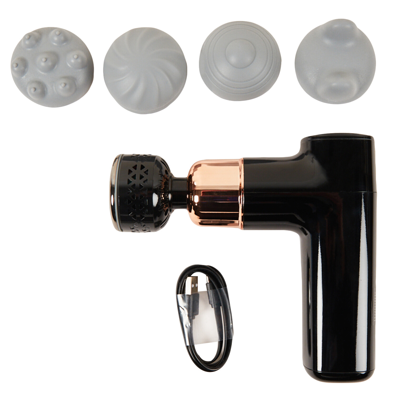 Handheld Massager for Hot and Cold Therapy - Black Image 4