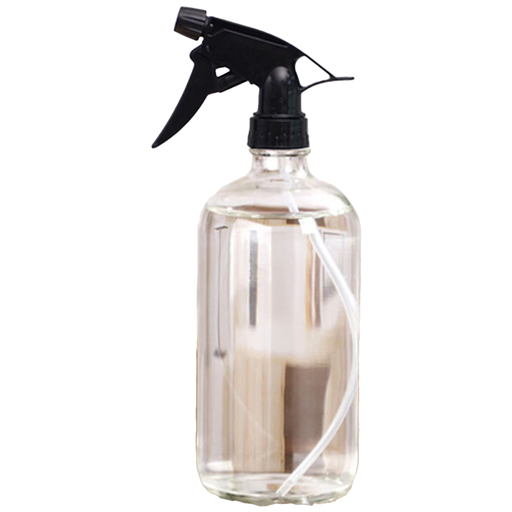 Black Glass Spray Bottle Image 1