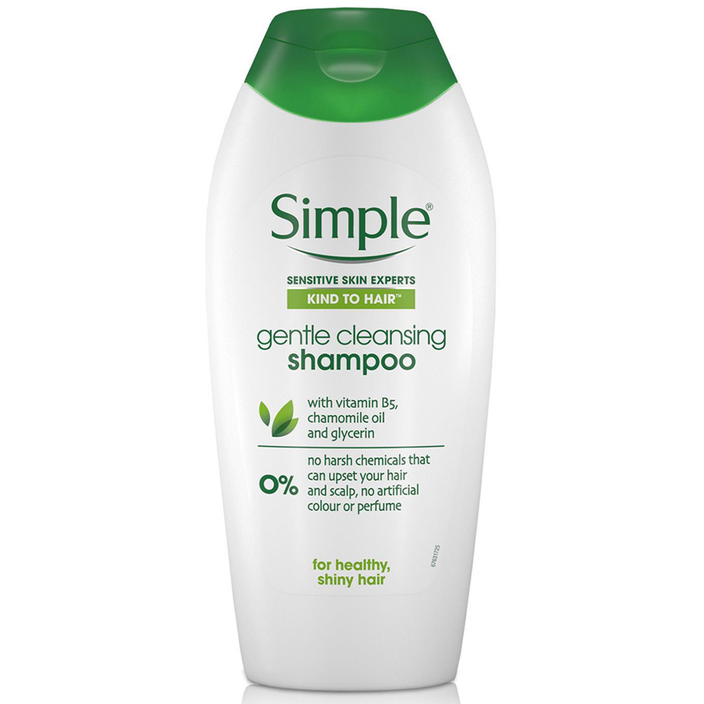 Simple Kind to Hair Gentle Care Shampoo 400ml 3 Pack Image 3
