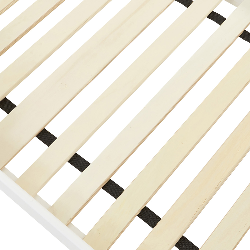 Liberty House Toys Kids White Toddler Bed with Bookcase Image 5
