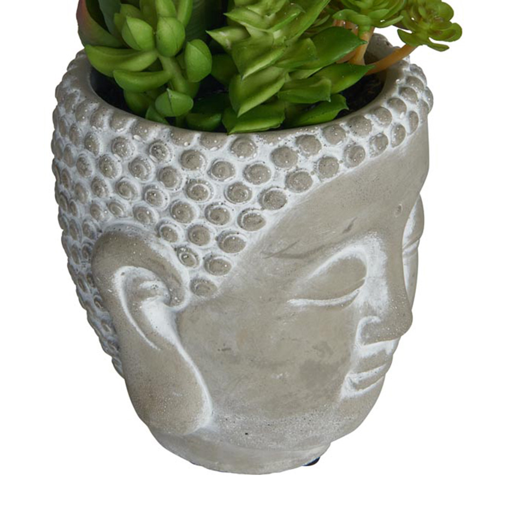 Wilko Faux Succulent in Buddha Pot Image 5