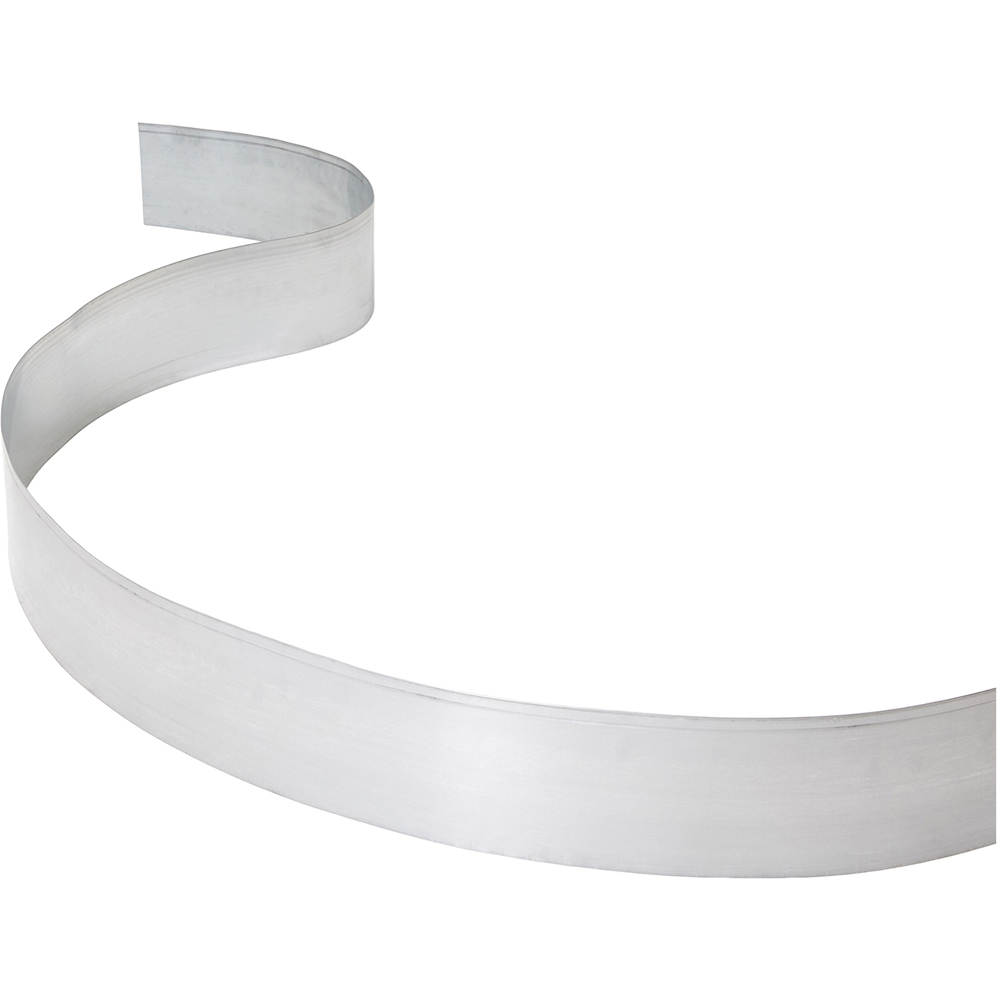 Living and Home 10m x 14cm Silver Metal Flexible Lawn Edging Image 4