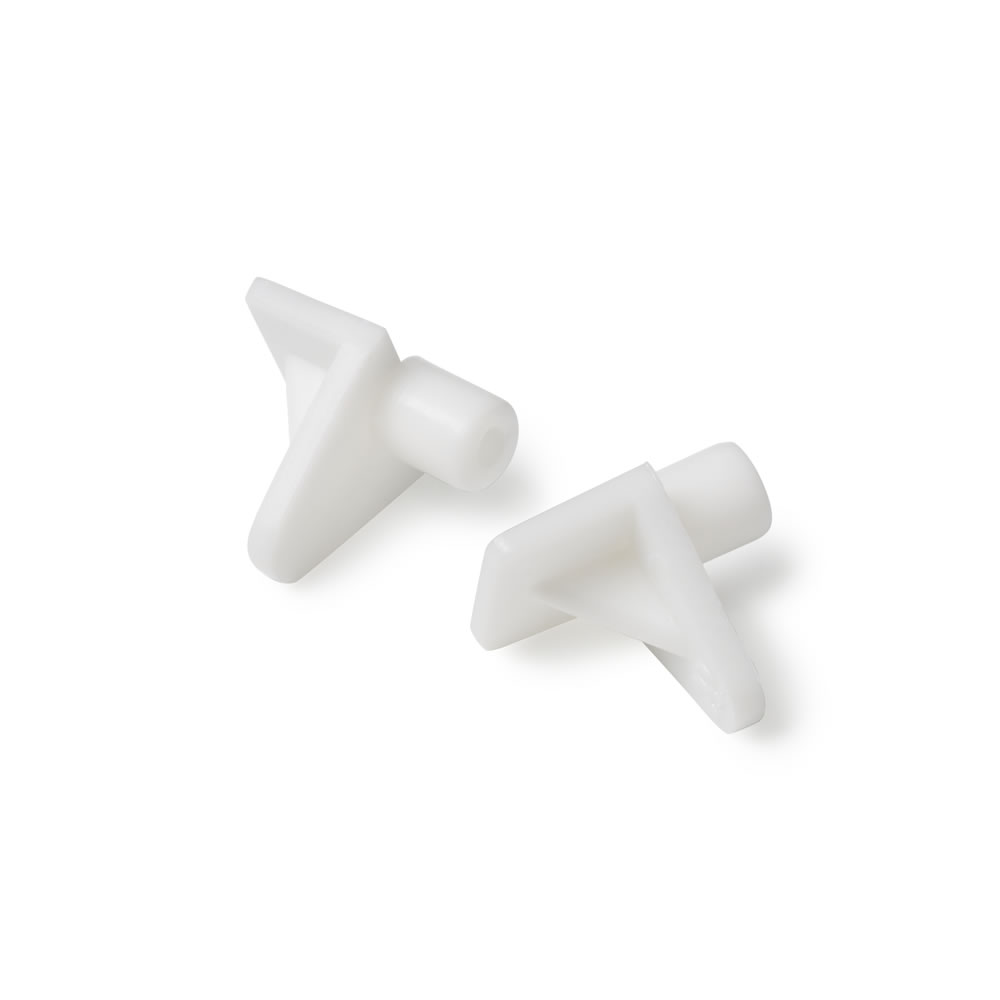 Wilko White Plastic Shelf Supports 20 pack Wilko