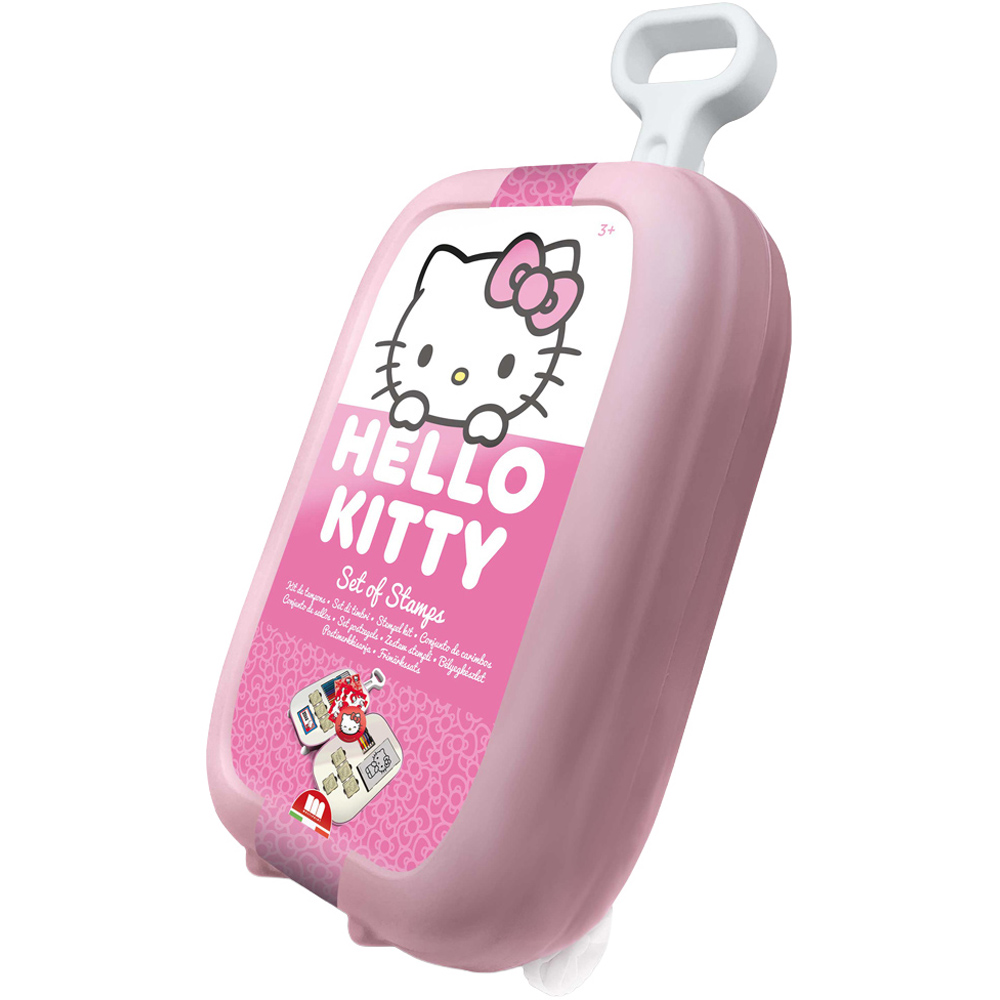 Multiprint Hello Kitty Kids Colouring and Stamp Trolley Set Image 1