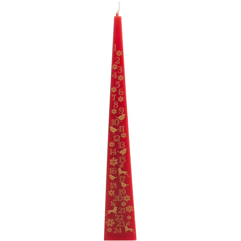 Red or Cream Advent Candle Image 5