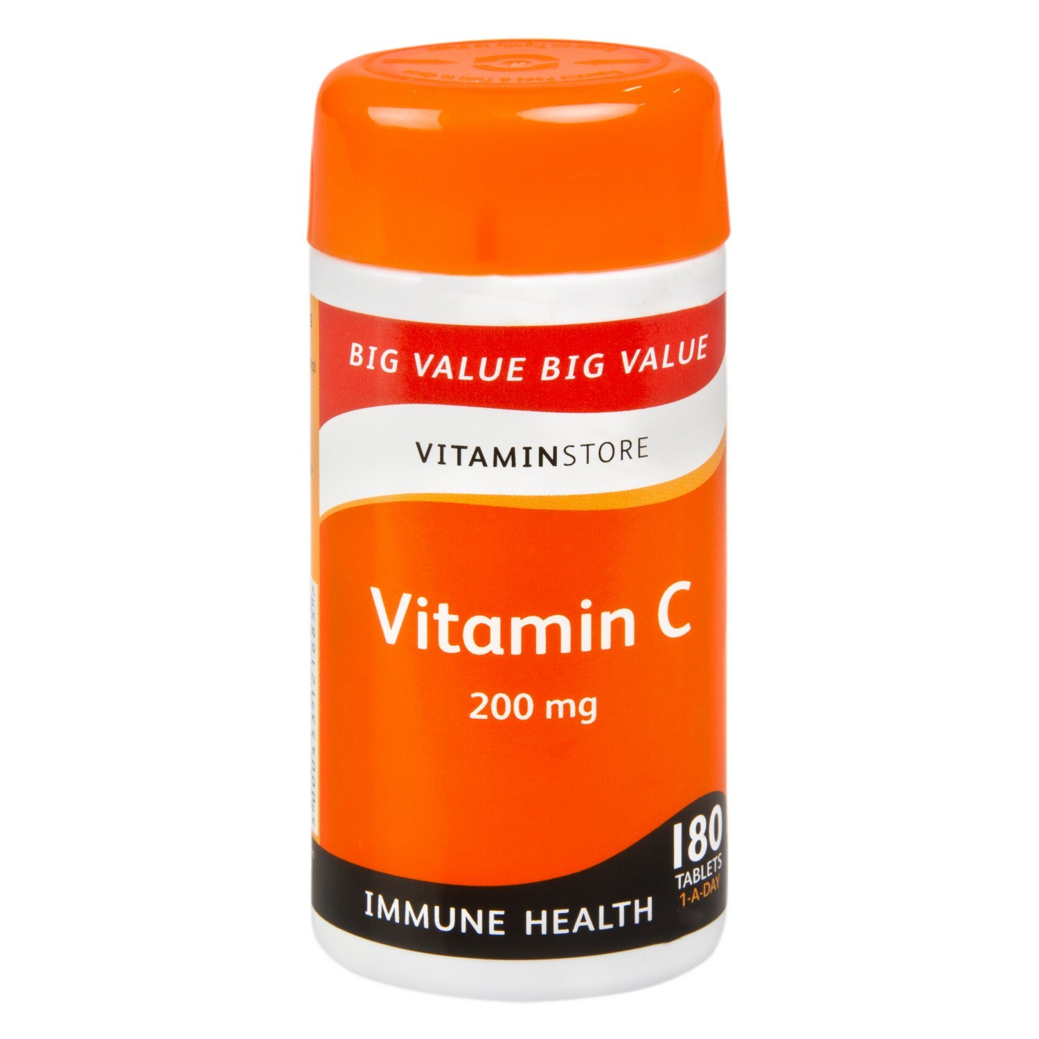 Pack of 200mg Vitamin C Tablets - 180 Image