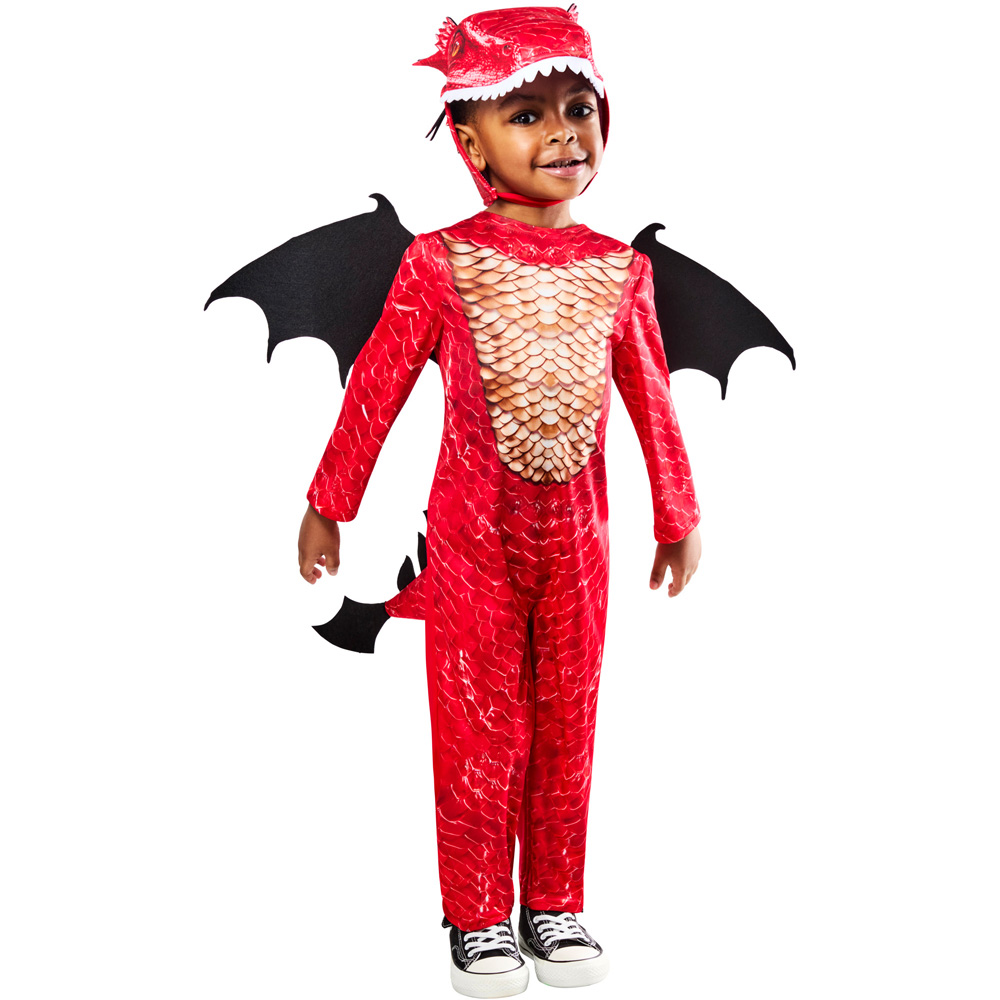 Rubies Red Dragon Costume Age 3 to 4 Years Image 5
