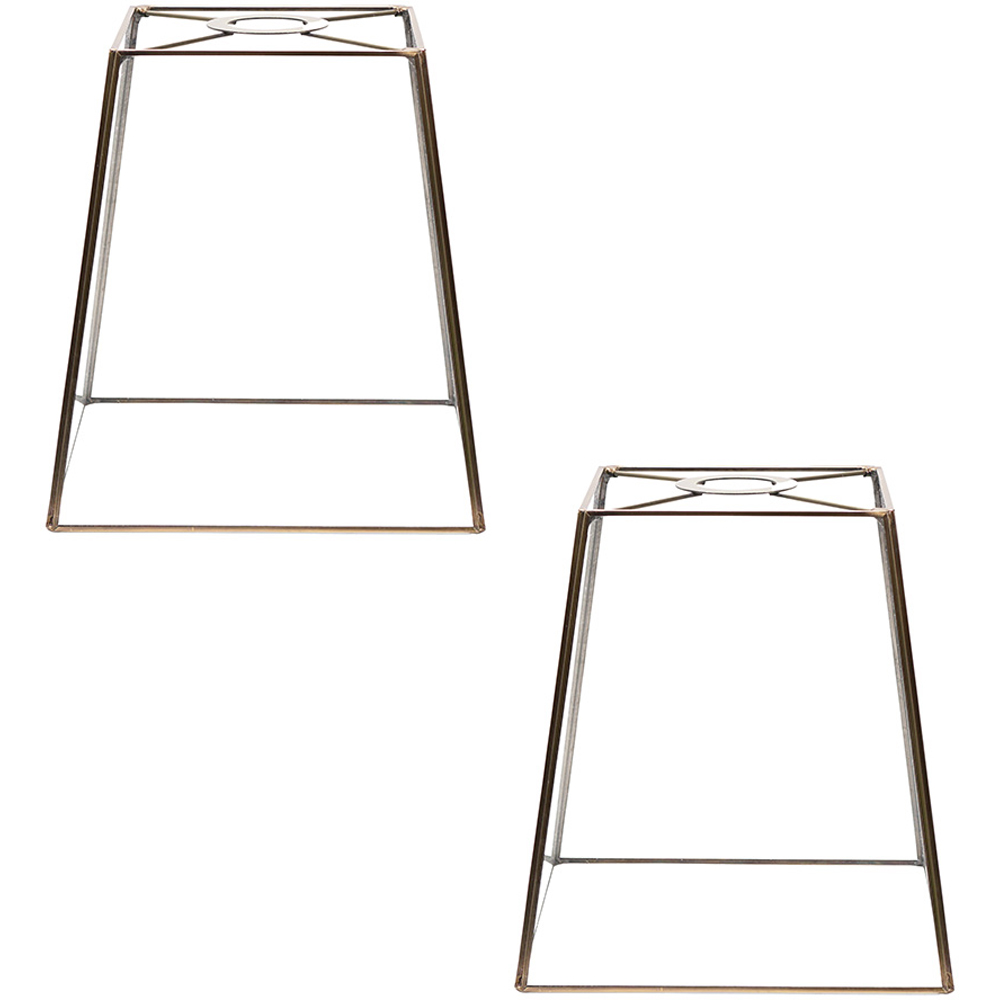 ValueLights Susie 2 Pack Gold Glass Pendant Shade Image 1