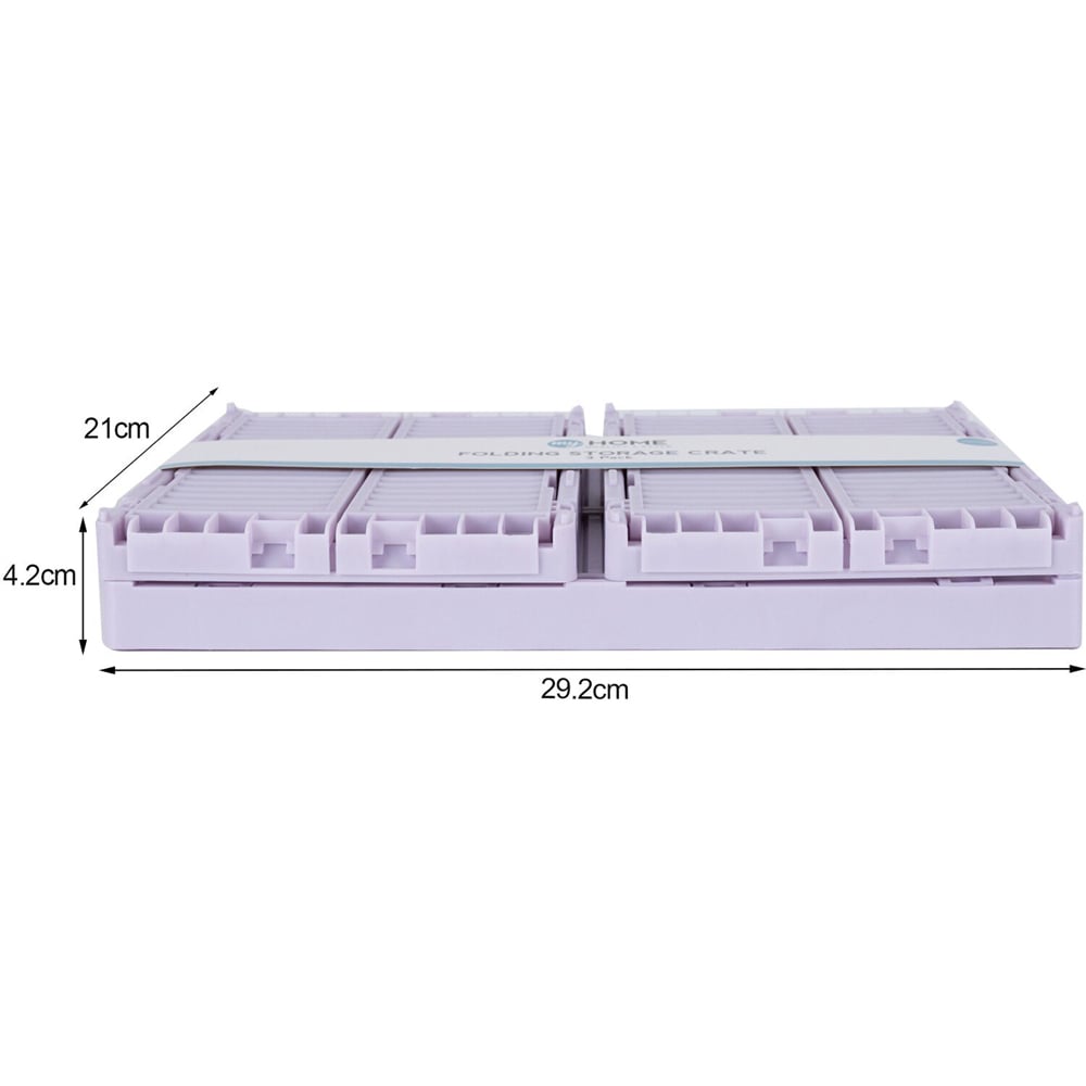 My Home Ribbed Foldable Storage Crate 3 Pack Image 5