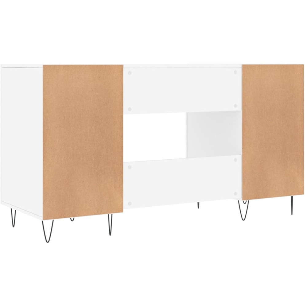 vidaXL 2 Door Modern Desk Grey Image 7